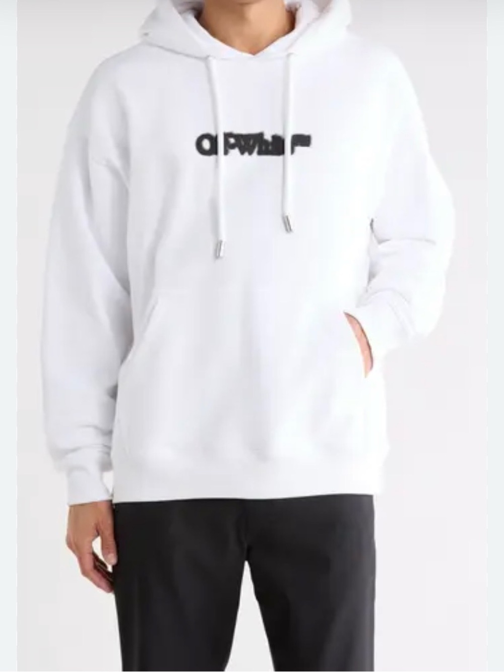 brand new with tags Off White arrow spray Hooded Pullover Sweatshirt small $795